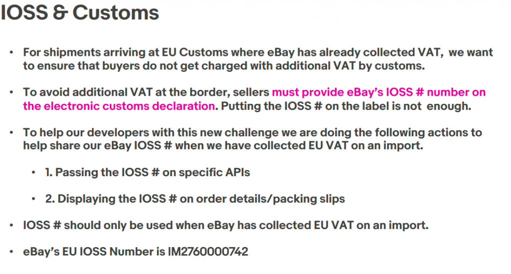 eBay IOSS Numarasını Nasıl Paylaşıyor? ShipEntegra