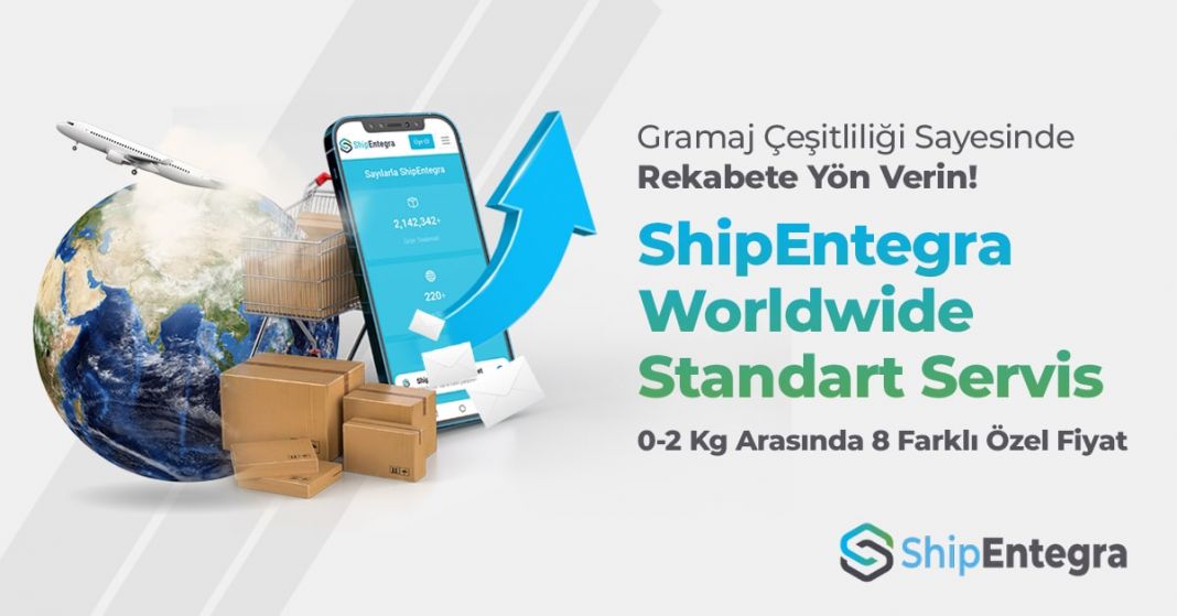 ShipEntegra Worldwide Standart Servis: 0-2 KG/Desi İçin Optimum Çözüm