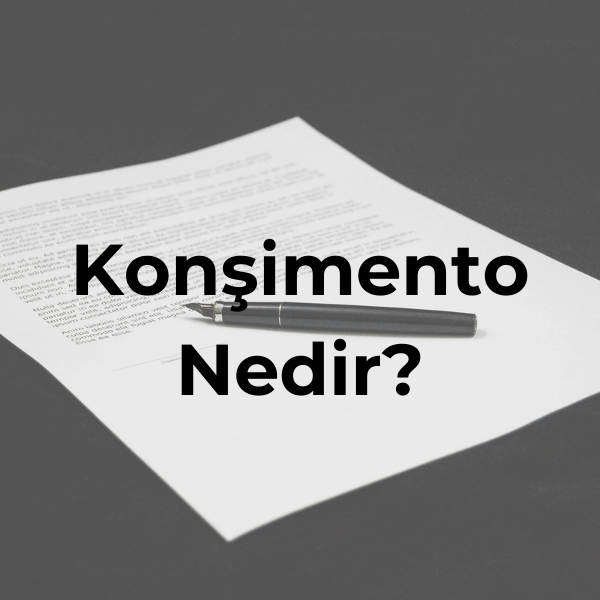 konşimento-nedir