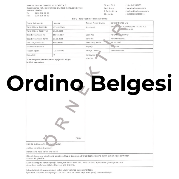 ordino-belgesi