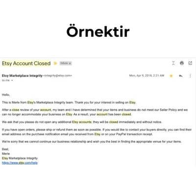 suspend sample mail