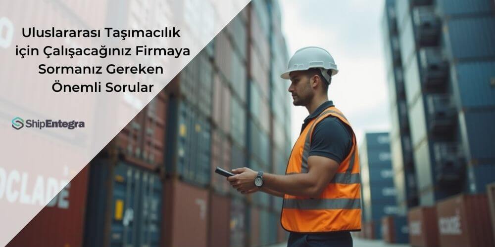 Uluslararası Taşımacılık için Çalışacağınız Firmaya Sormanız Gereken Önemli Sorular - ShipEntegra